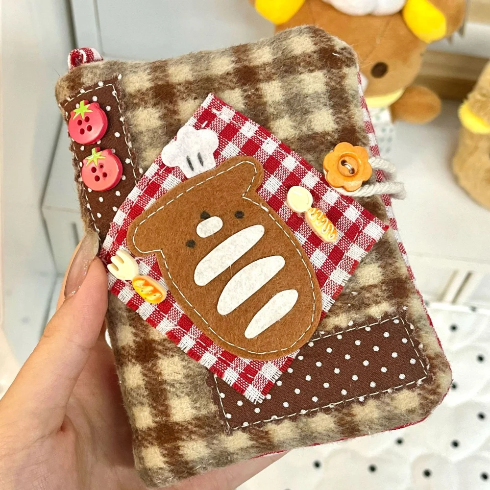 Baking Bread Puppy Hand Ledger Cute M5 Loose-leaf Handmade Shell Book Jacket High-value Hand Ledger Book Cover