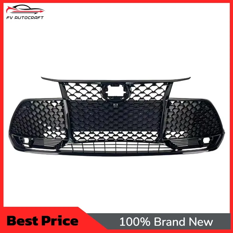 【2026】Auto Accessories ABS Material Honeycomb Front Grille For Avalon XSE Pro 2019-2024 Glossy Black Front Bumper Grill