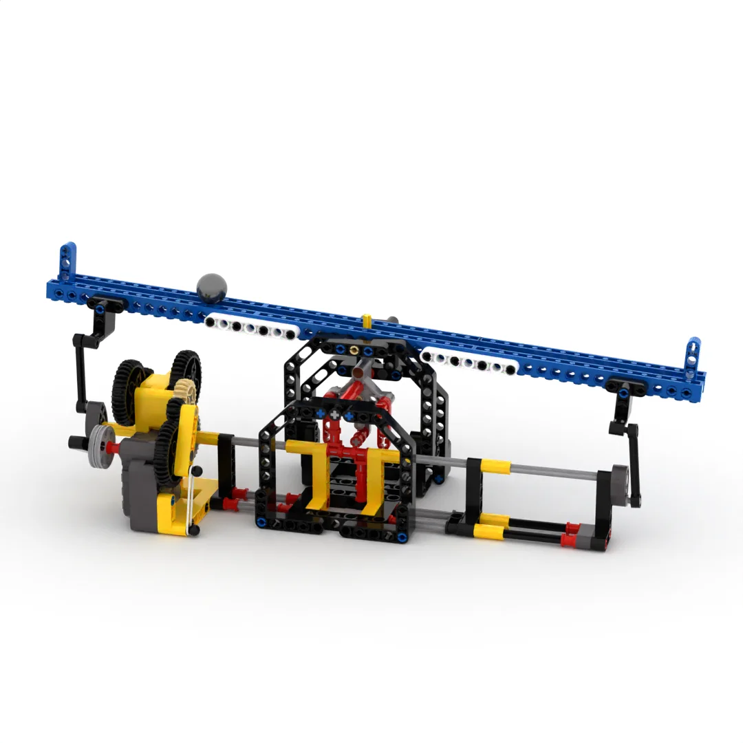 MOC STEM Technological Building Blocks Mechanical Seesaw Model Science Toys For Children Antistress Assembly Bricks Kits