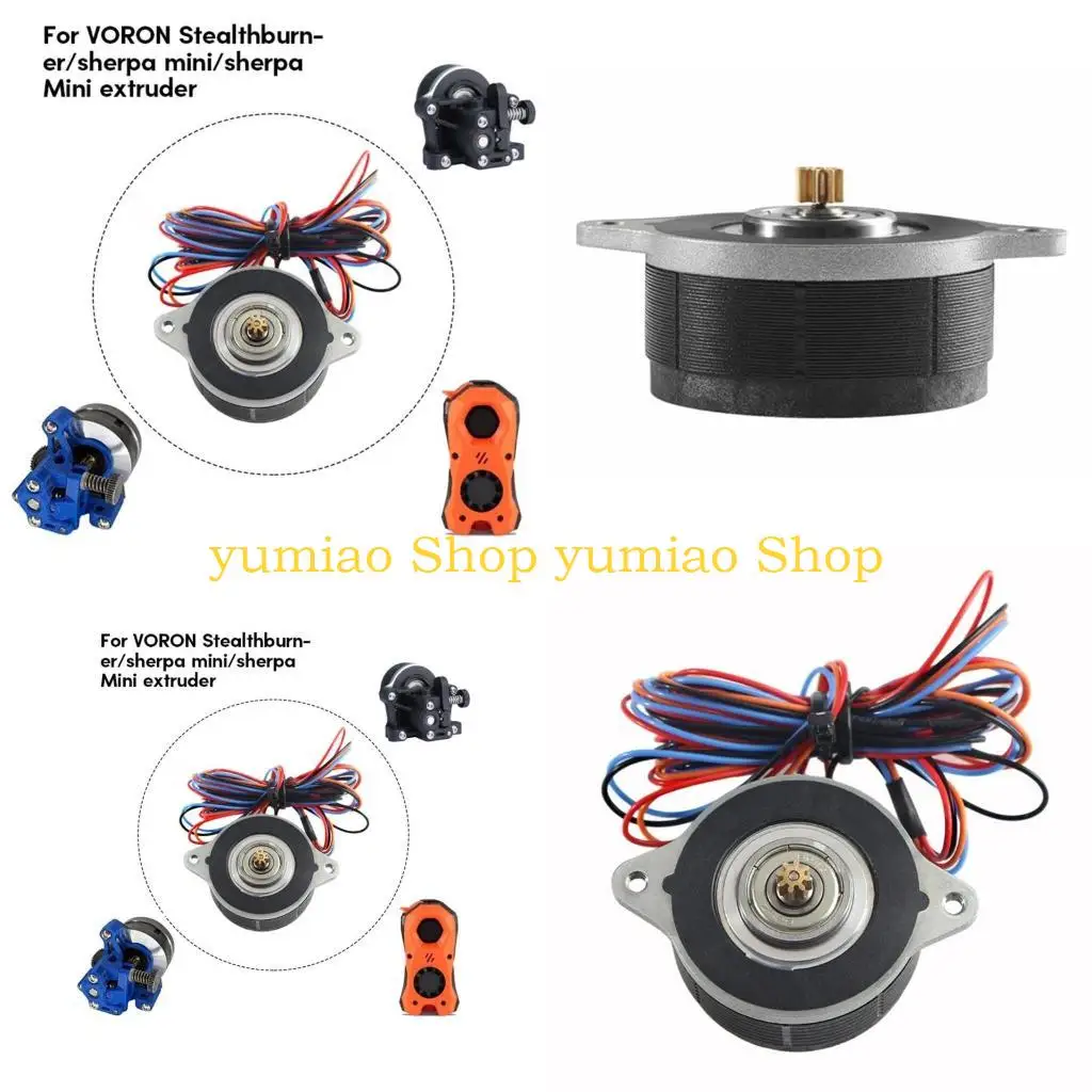 

587B High Temperature Nema14 36mm Motor 8 Tooth Gear for Voron 2.4 Mini Extruder Upgraded 3D Printer Accessories