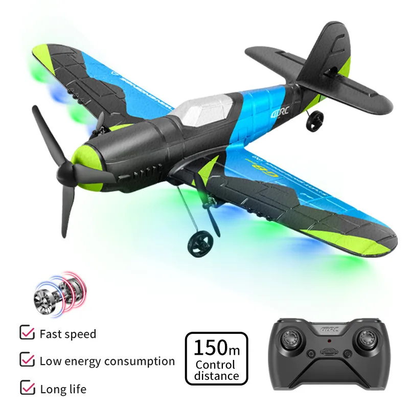 4DRC RC Foam Aircraft G8 Plane 2.4G Radio Control Glider Remote Control Fighter Plane Glider Airplane Boy Toys for Children Gift