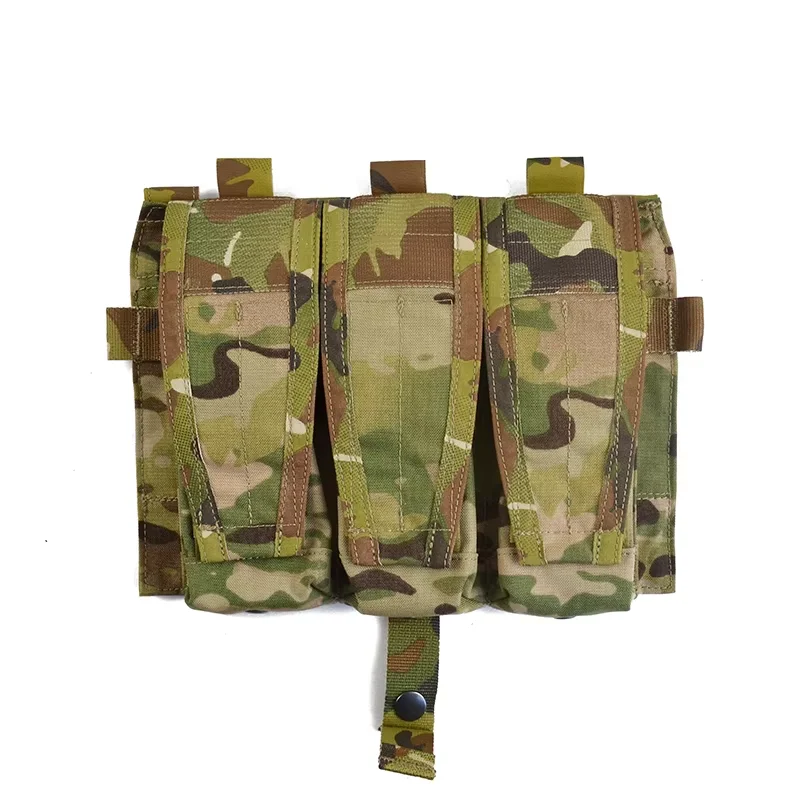 

TW-M039 Delustering TwinFalcons Tactical Detachable Flap Triple M4 Mag Pouches Panel for Tactical Vest