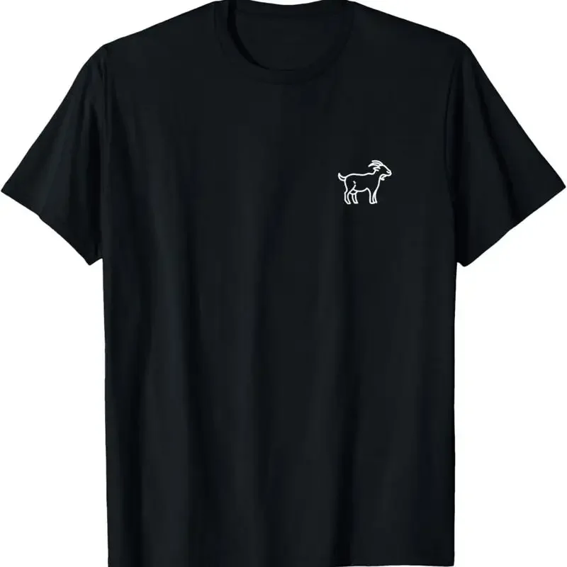 The Pocket Patch Badge Apparel Co Goat Animal Line Art T Shirt