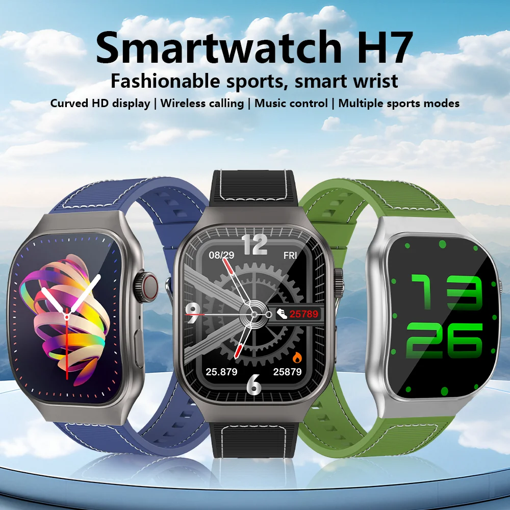 

LAXASFIT New 2.01" HD Curved Screen Smart Watch Men Women Bluetooth Call AI Voice Sports Fitness Tracker Smart Watch