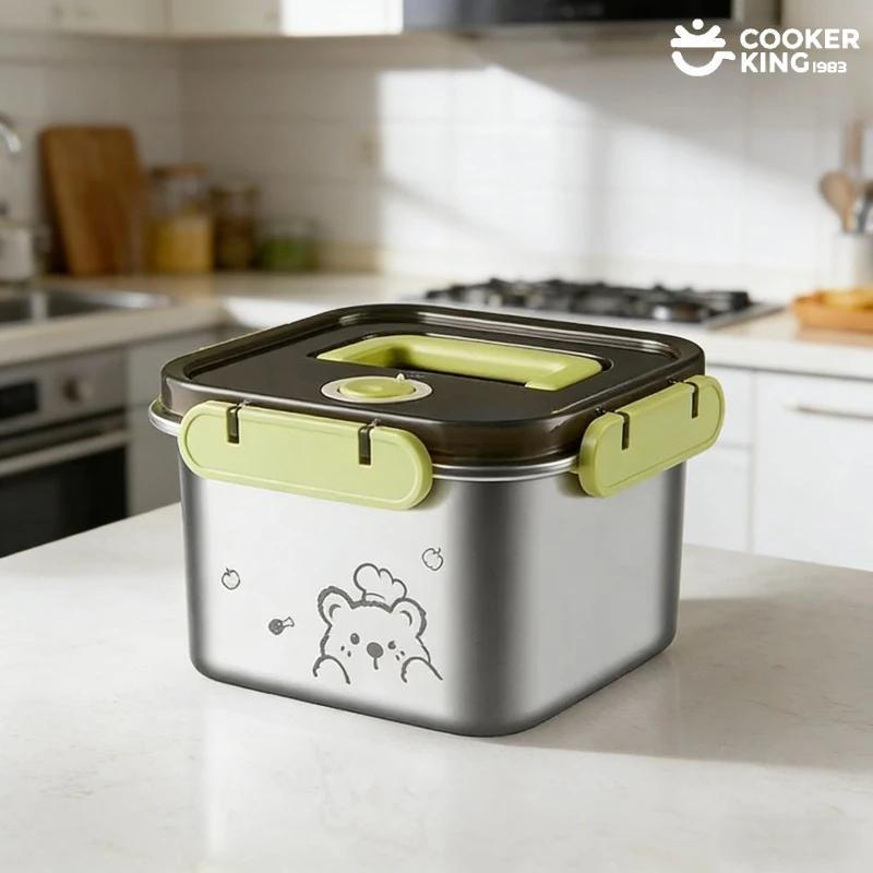 

COOKER KING 660/900/2700 мл вакуумная коробка для свежести ящик для хранения в холодильнике ланч-бокс кухонные аксессуары контейнеры для хранения обеда