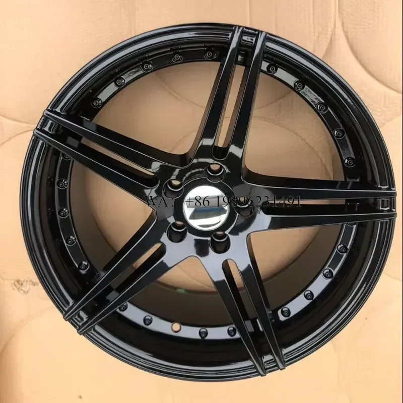 Wmwmnu 20 Inch Alloy Wheels for Passenger Cars 5x112 Bolt Pattern Rim Lightweight Durable Design Suitable for Various Vehicle