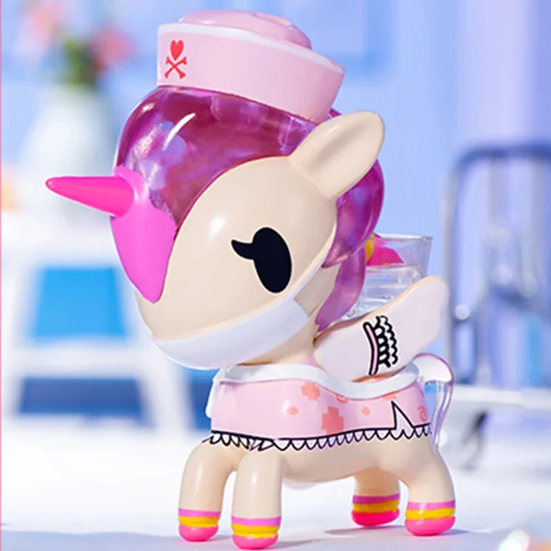 Blind Box Speelgoed Tokidoki Eenhoorn Familie X Serie Verrassingsdoos Figuur Actie Guess Bag Ornamenten Pop voor meisjes Verjaardagscadeau