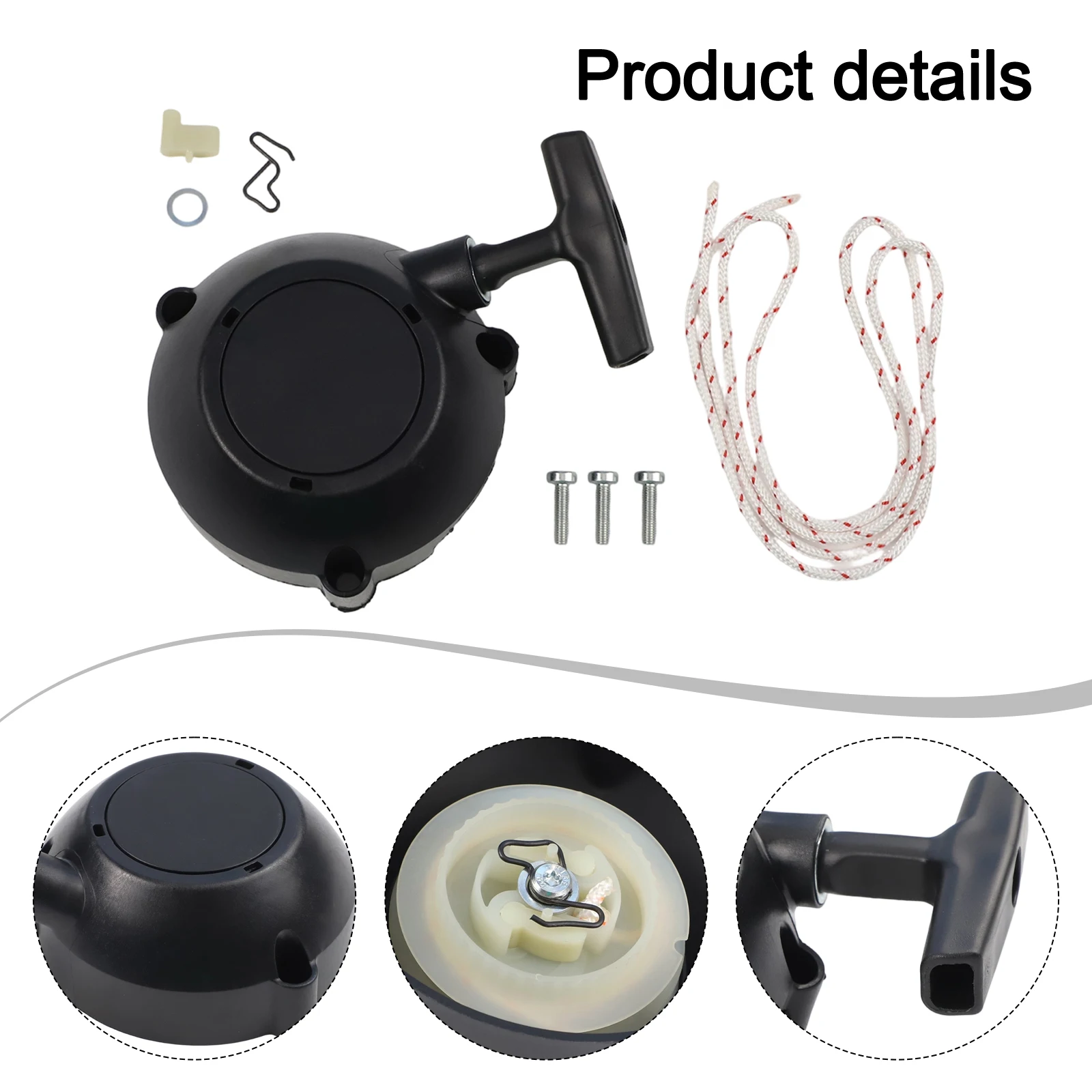 For BR600 Leaf Blower Backpack Blower Starter BR600 Starter Kit Complete Replacement Kit Easy Installation Design