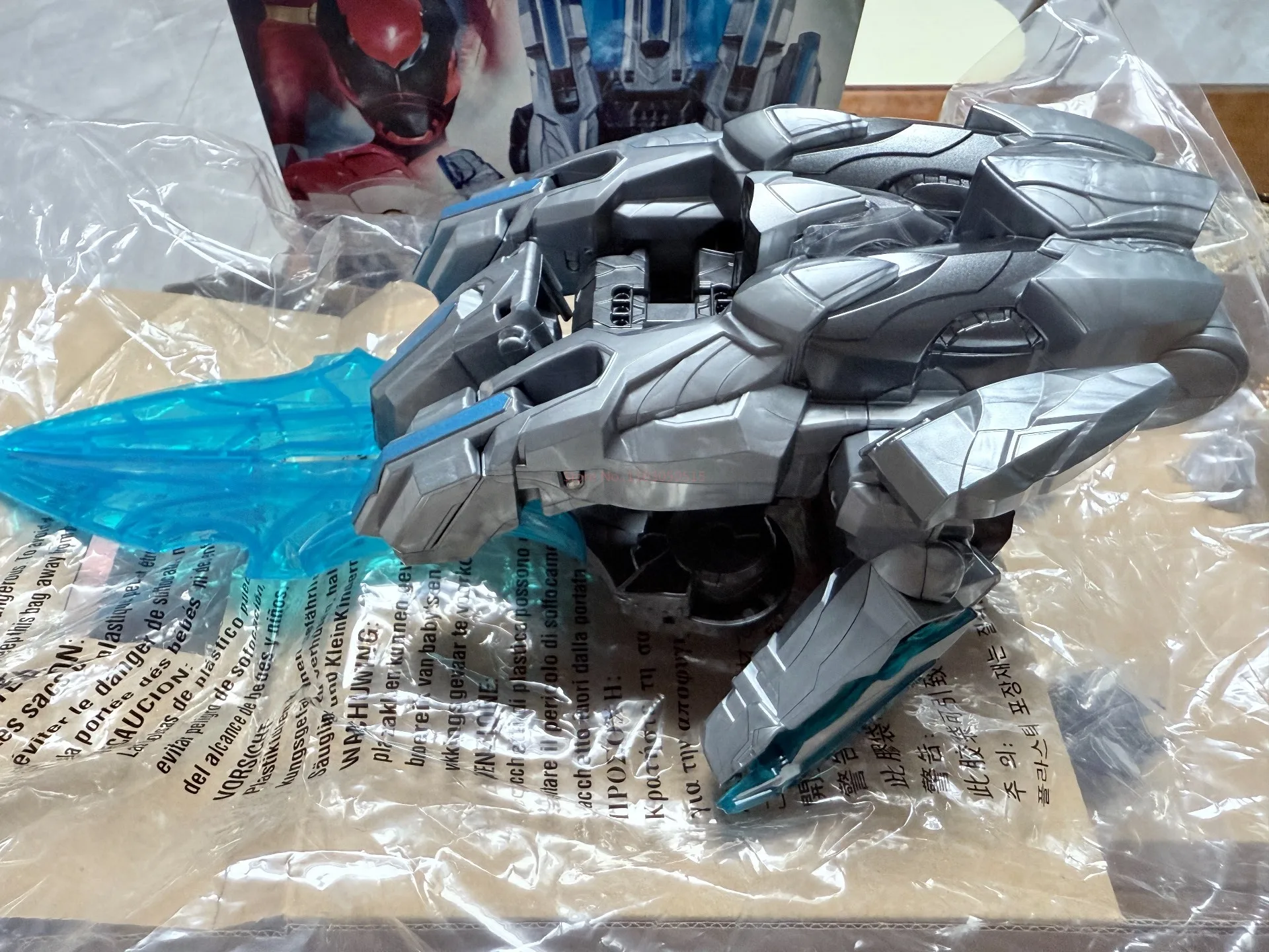 ฟิกเกอร์อนิเมะแท้จาก Bandai รุ่น No.1 SENTAI GOZYUGER DX SILVER TEGASWORD ของเล่นแอคชั่น ของสะสม ของขวัญ โมเดลตกแต่ง