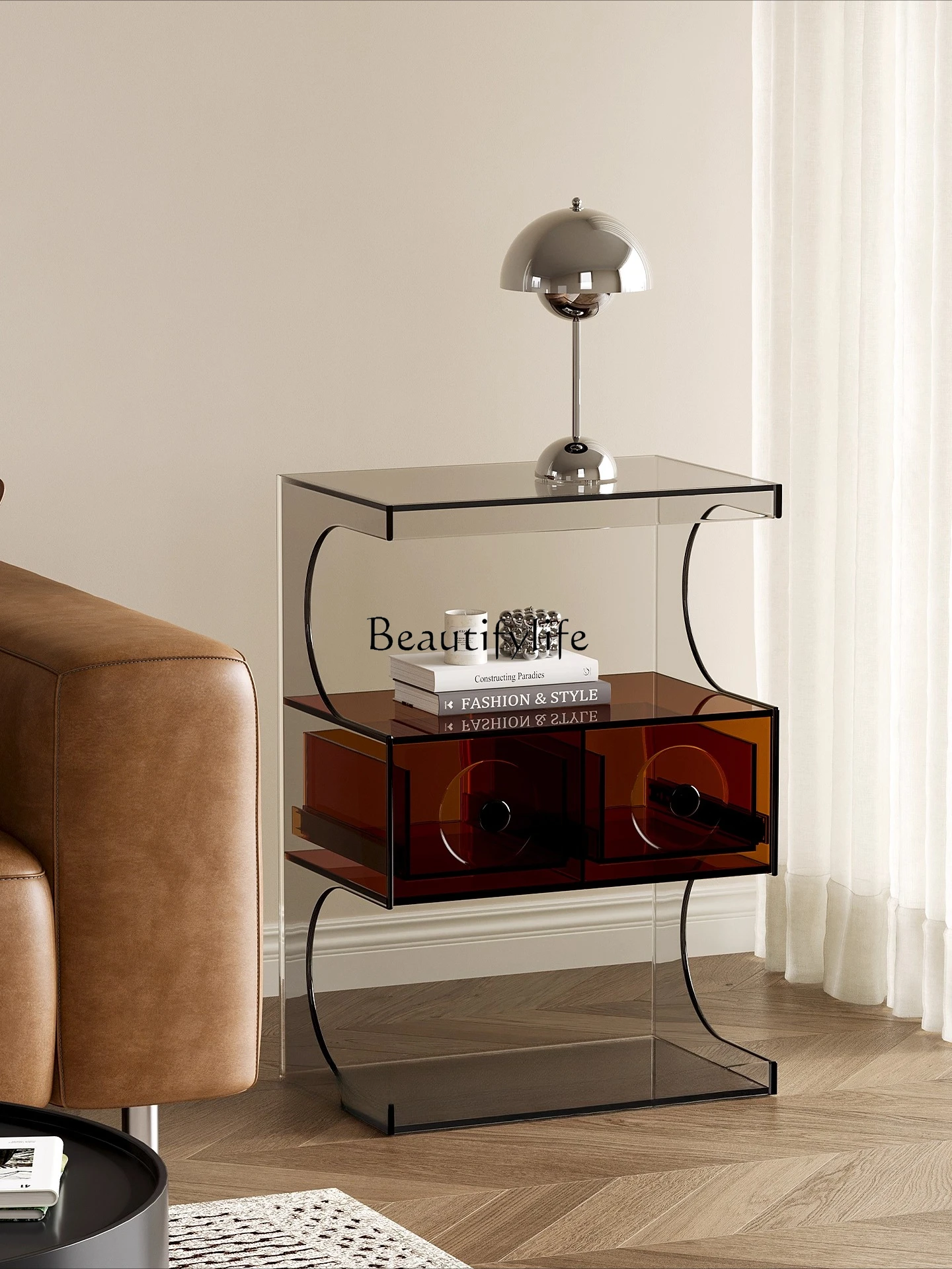 

Living room display storage locker simple modern drawer porch cabinet