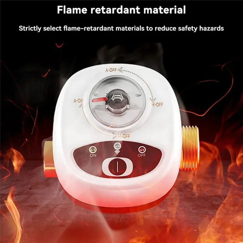 ELECT-Zigbee Smart Valve Controller Ewelink Ball Valve APP Remote Control IP65 Waterproof Water Valve Works For Alexa