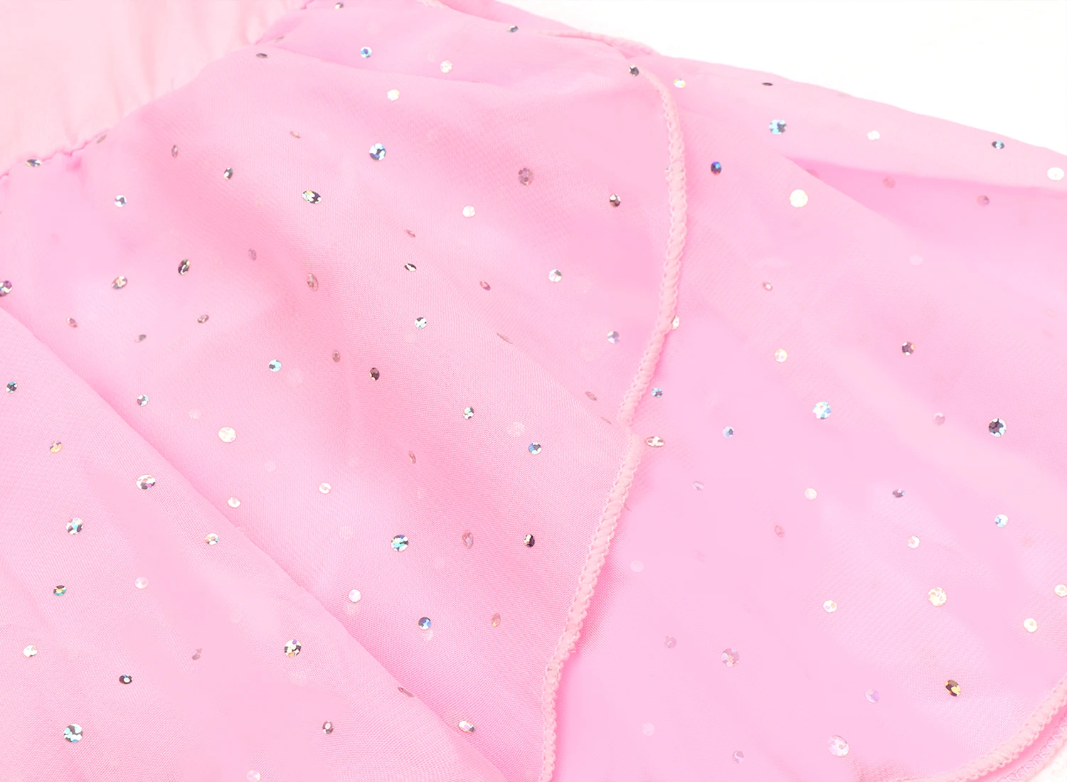 Glitzer-Trikots für Mädchen für Ballett, Tanzkleid mit Tutu-Rock, Rüschenärmel, Ballett-Trikot, Performance-Kleidung – Detail 9