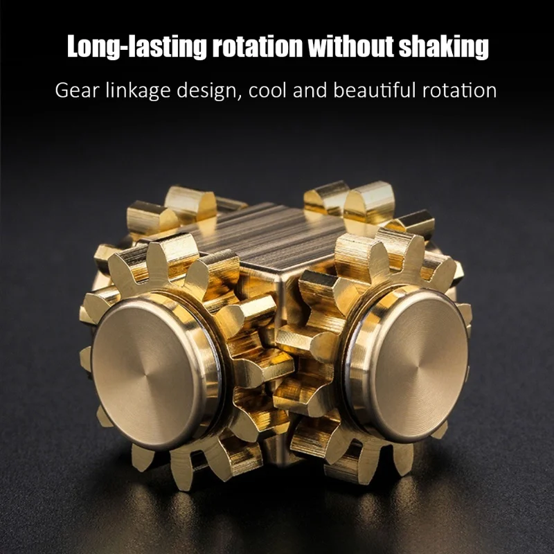 Kostka antystresowa, metalowa zabawka do kręcenia, zabawka redukująca stres dla dorosłych i dzieci, prezent.