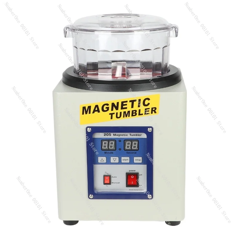 JX-205 Magnetic polishing machine, jewelry polishing machine, electric grinder, timing automatic forward and reverse rotation