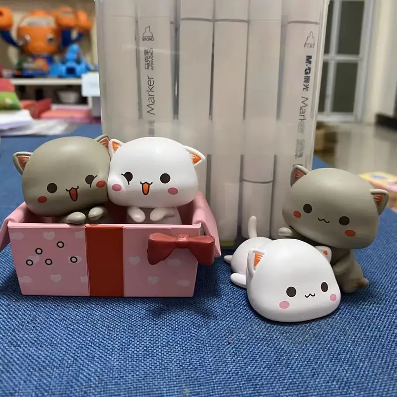 جديد ميتاو القط الموسم 2 صندوق أعمى اللعب مفاجأة الشكل عروسة كارتون جمع نموذج صندوق غامض الأطفال هدايا عيد ميلاد مخصصة #5