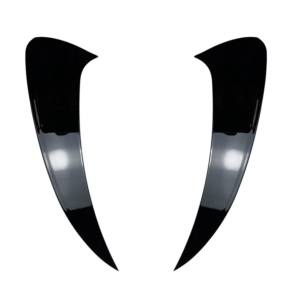 Black ABS Rear Bumper For Splitter Spoiler For For Benz C190 GT50 GT63 2018+ Car Body Exterior Protection Styling Accessories