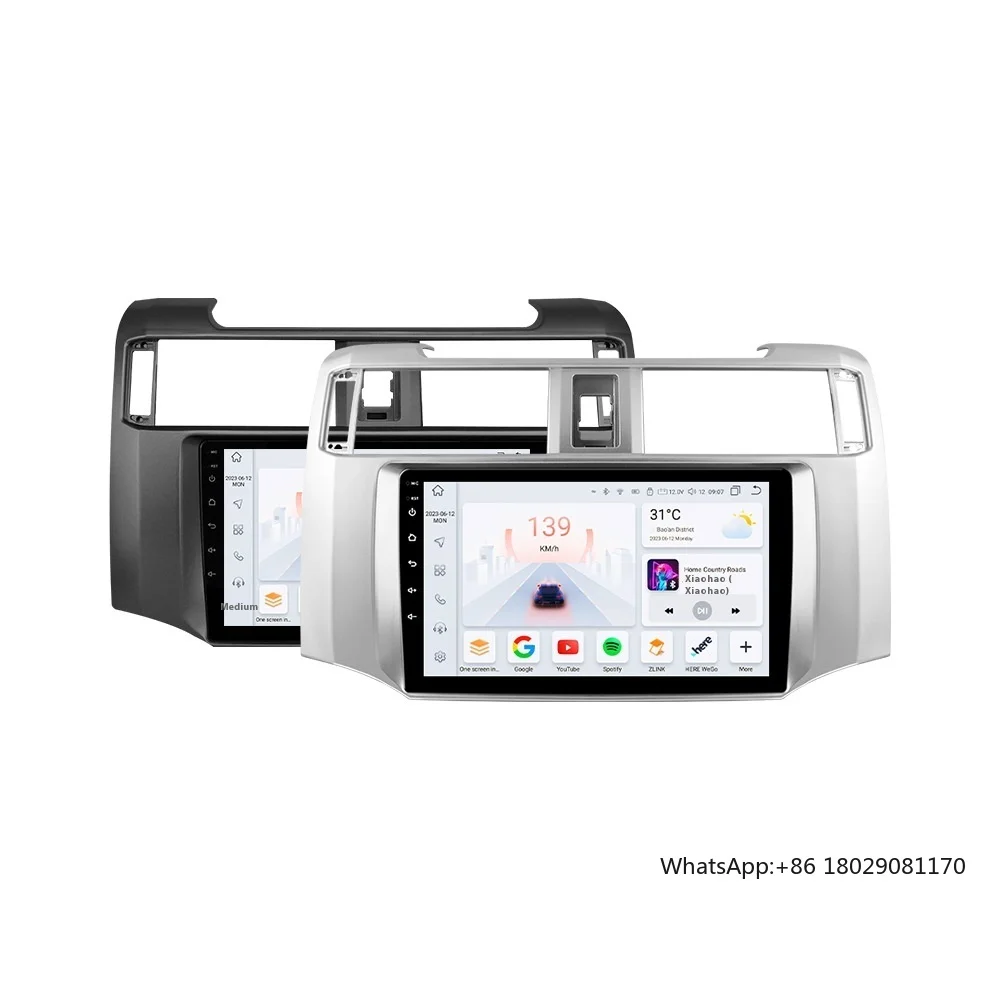 

09-19 Toyota SuperMaster 4Runner Универсальная автомобильная навигация GPS Android MP5 Bluetooth ЖК-экран CarPlay и стерео функции