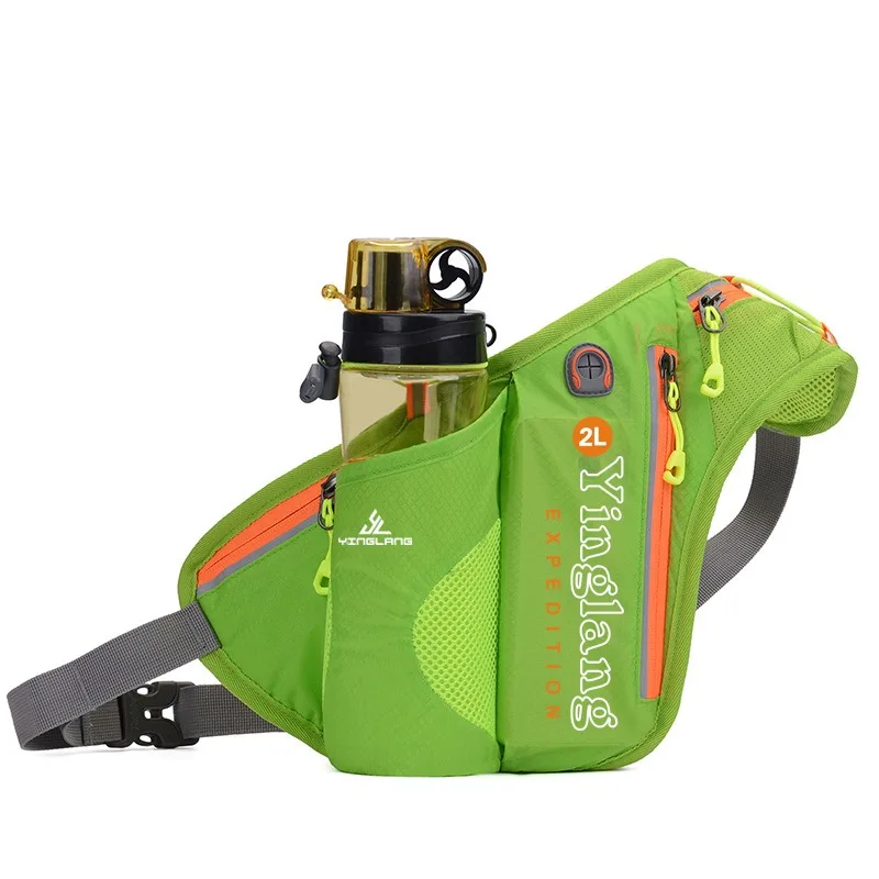 SPORTSHUB Reflektierende Taillen-Lauftaschen mit Flaschenhalter, Sport-Gürteltasche für Camping/Wandern/Angeln, Hüfttasche, Taschen SB0027