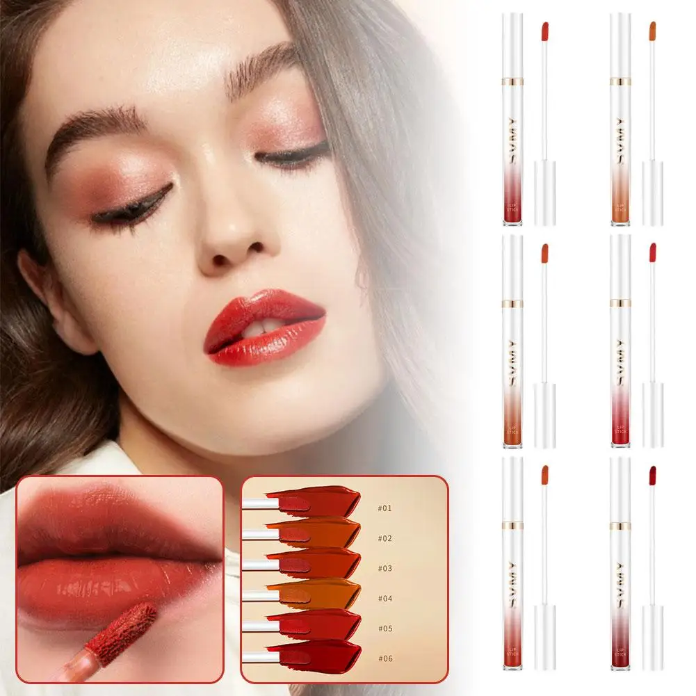Lápiz labial líquido mate resistente al agua, tinte para labios y mejillas, maquillaje hidratante de larga duración, pigmento de doble uso, crueldad y luz, P8W3