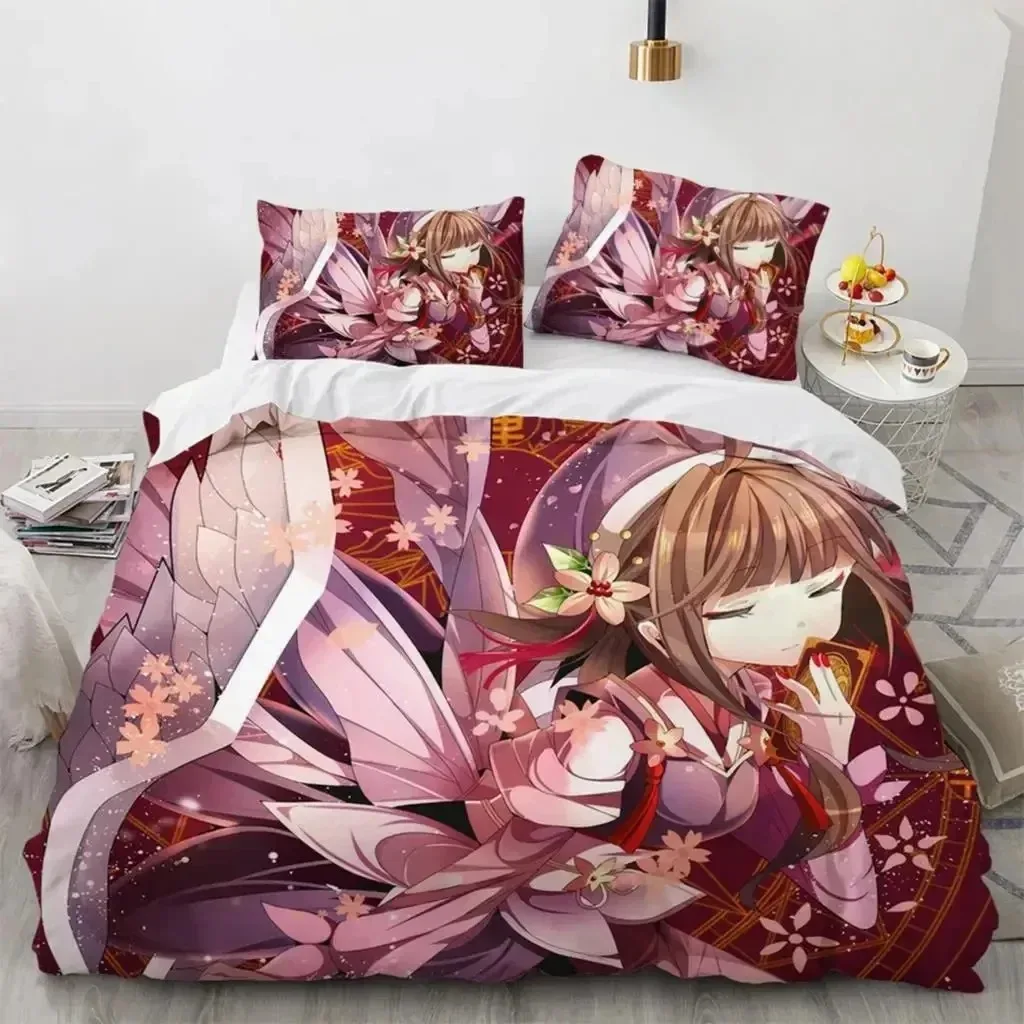 

3D Print Anime Cardcaptor Sakura Bedding Set Bedroom Soft Modern Bedspreads Comefortable Duvet Cover Quilt Cover And Pillowcase