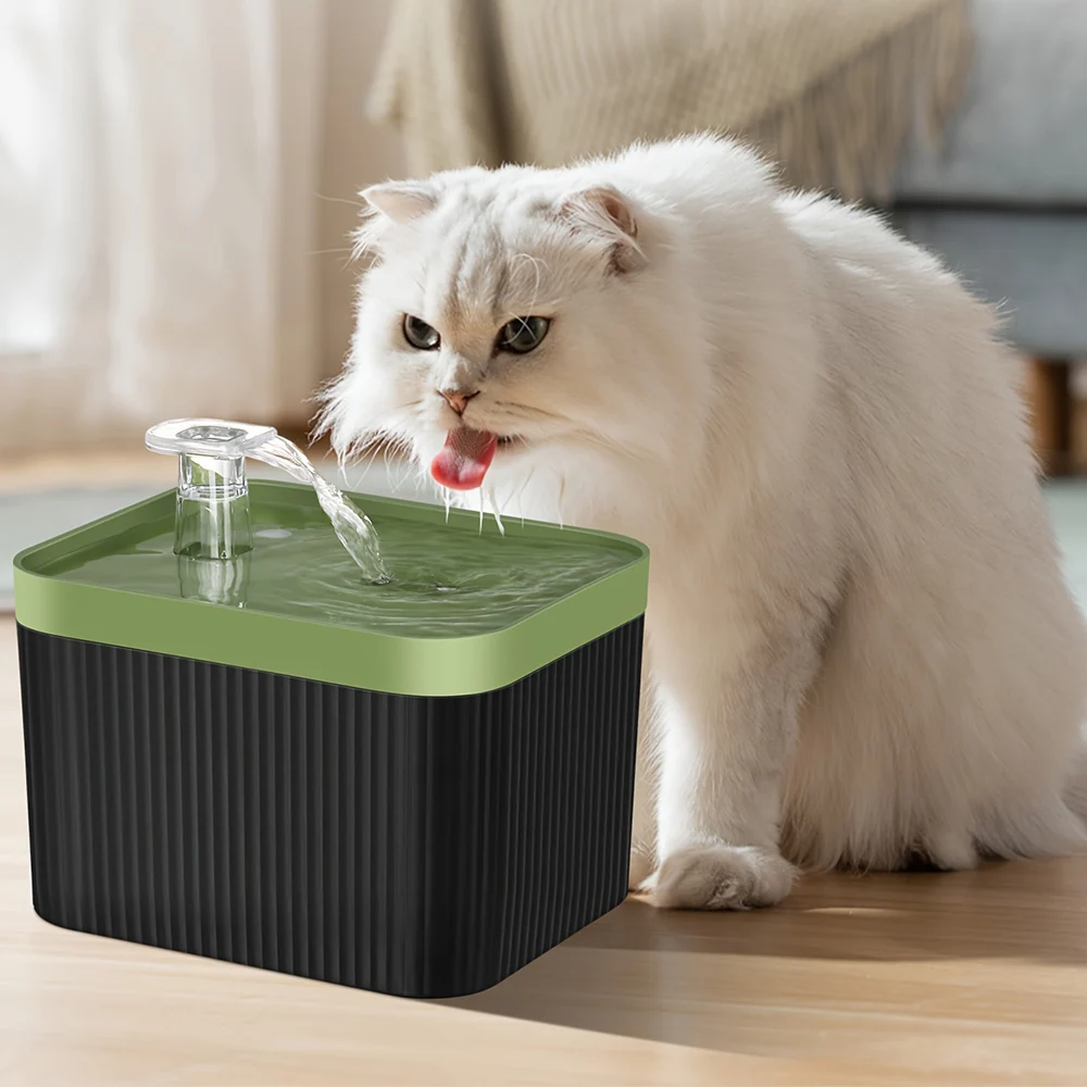 

2.5L USB Automatic Cat Water Dispenser Silent Electric Pet Water Dispenser Bowl Pet Water Dispenser Cat Filter Water Drinker