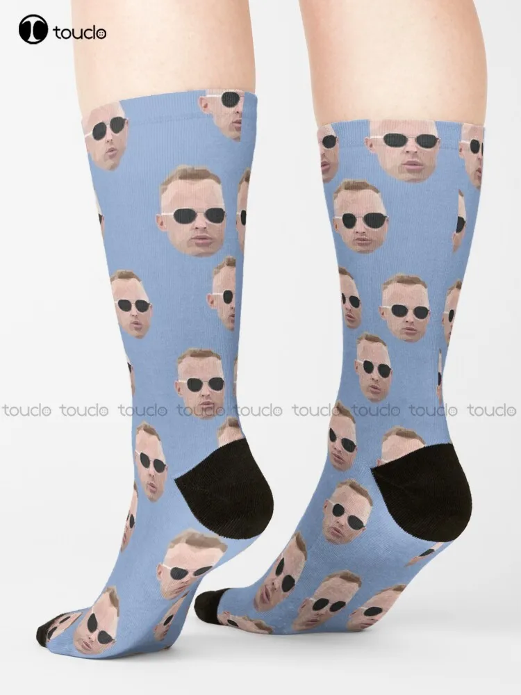 

A Cool Nikita Mazepin Low Poly Art Socks Skeleton Socks Personalized Custom Unisex Adult Teen Youth Socks 360° Digital Print Art