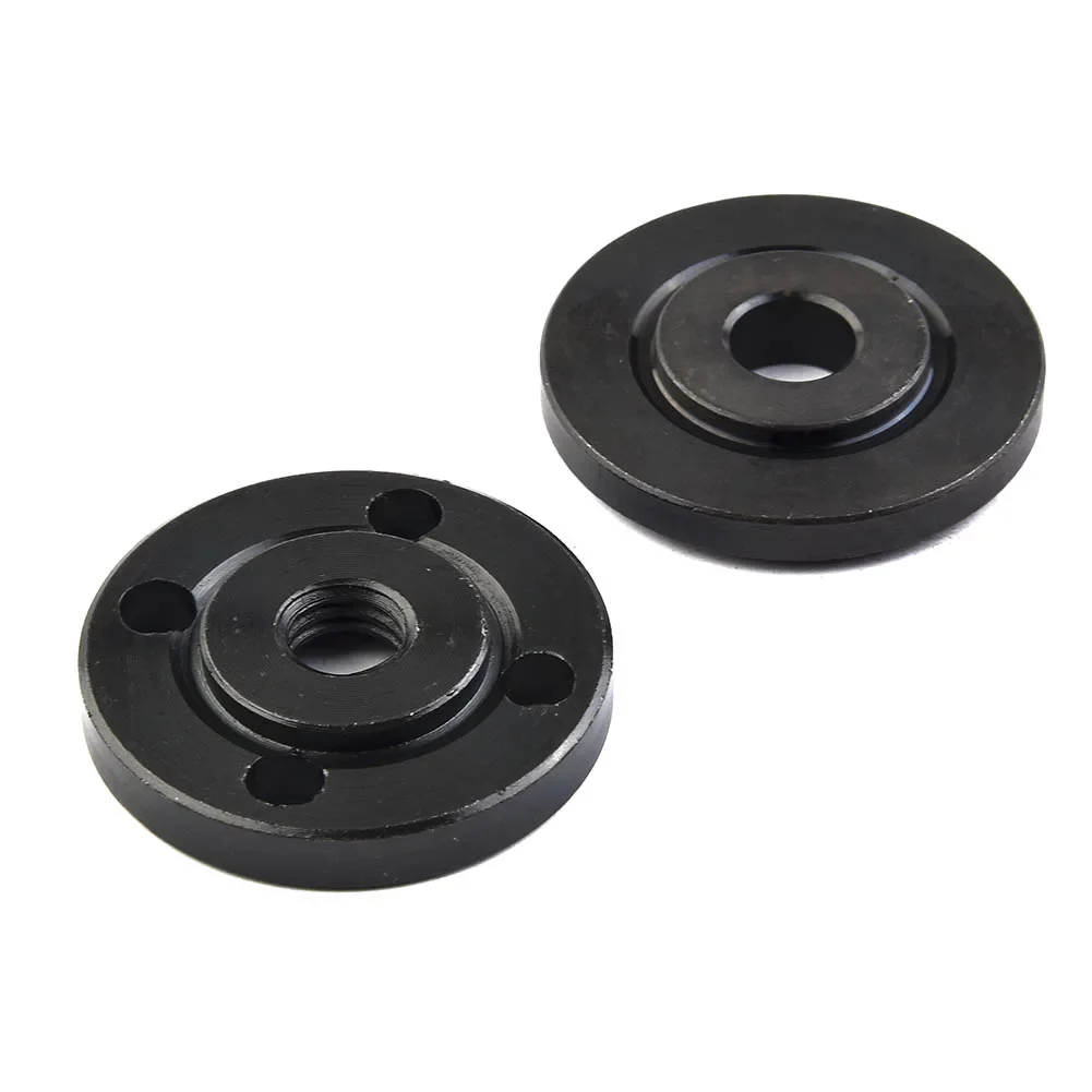 2pcs Angle Grinder 100 Type 125 Inner 10 Mm Outer Flange Nuts Sets Thread Replacement Angle Grinder Parts