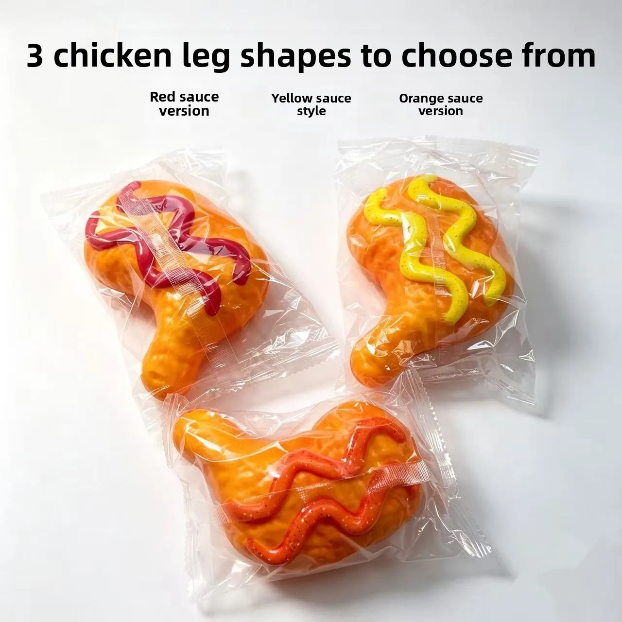 Slow Rising Squishy Toy, Realistic Fried Chicken Drumstick Soft & Cute Funny Creative Squeeze Stress Relief Fidget Toy
