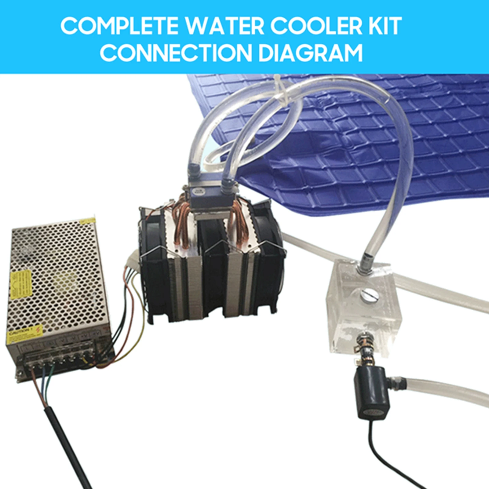 

180 Вт высокая мощность полупроводниковый холодильный аквариум охладитель 12 В холодильник охлаждающая машина для воды охладитель воды