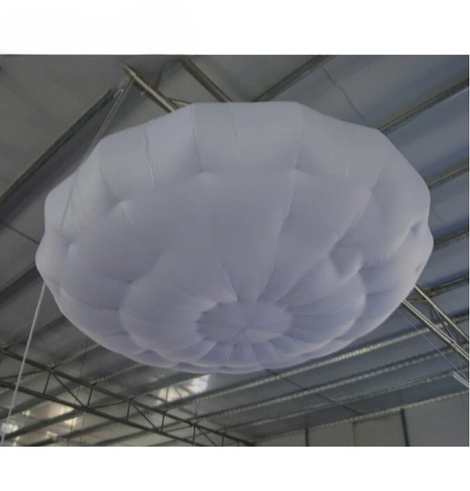 

Cloud Balloon Hanging Inflatable Colorful Led Cloud Lighting For Advertising Show Wedding Stage Exhibition Decoration