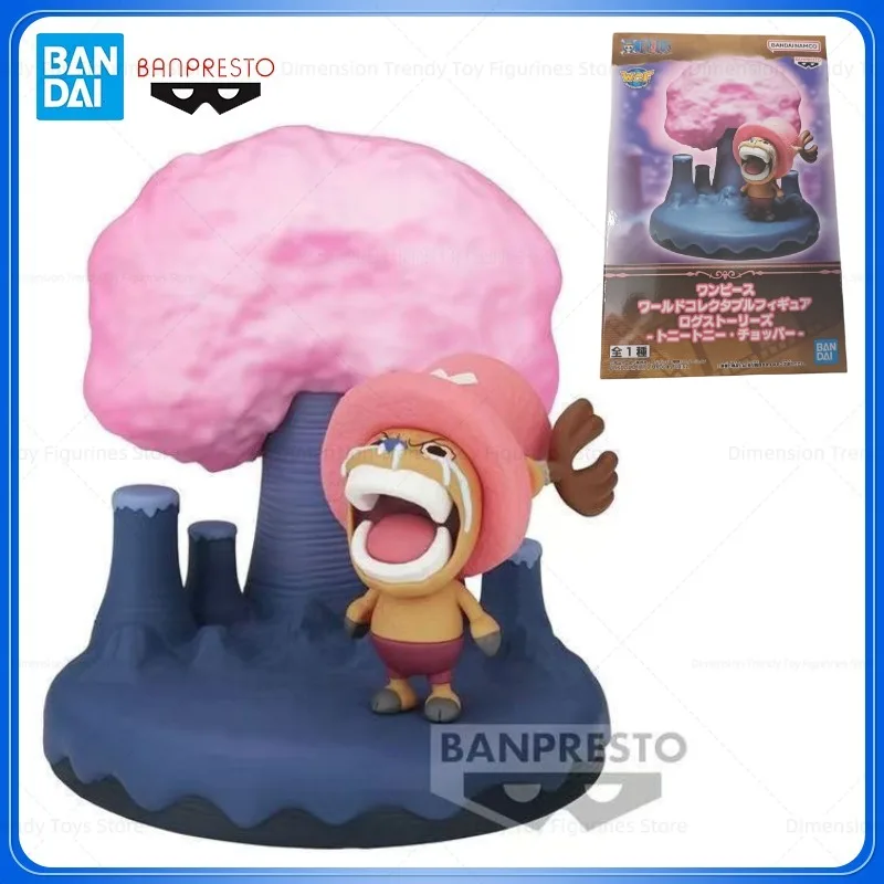 

In Stock Bandai Banpresto One Piece WCF Log Stories Tony Chopper Anime Action Figures Figurals Collectible Model Toys DT