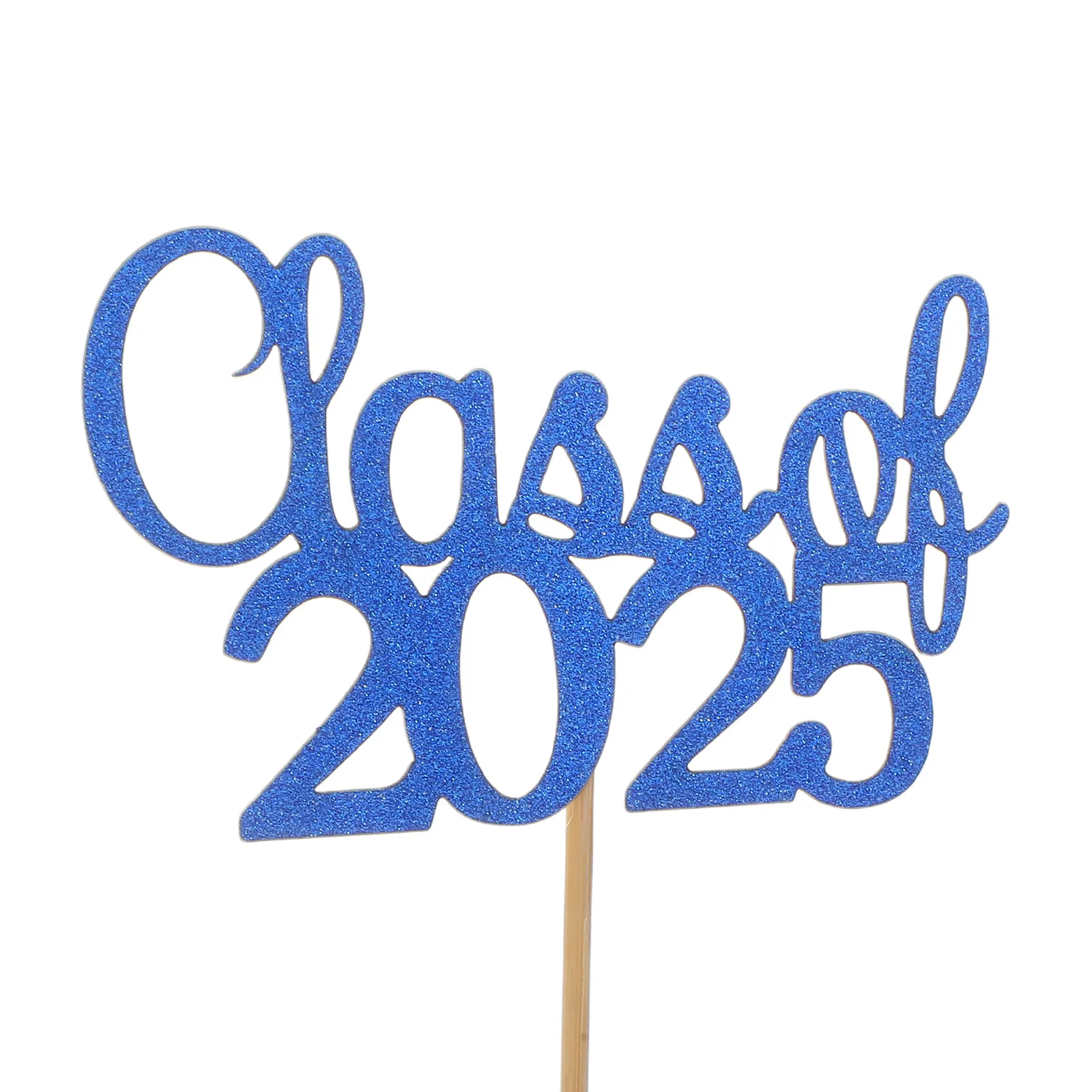 10Pcs Graduation Cake Topper Graduation Theme Decorations Kindergarten Senior Grad Cake Arrangement Party Centerpiece Sticks
