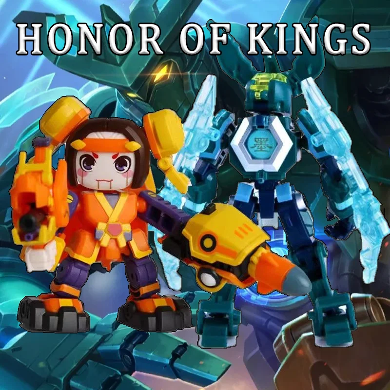 52TOYS MEGABOX Honor Of Kings Transforming Articulated Action Figure Robot Mo Zi Luban No 7 Collectible Game Fans Boy Toys Gift