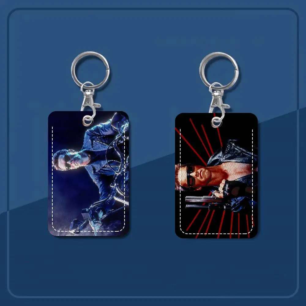 Sci Fi Movie The Terminator Personalised Print Card Holder Suitable For Holder Girls Door Card Case Women Badge Holder Keychain