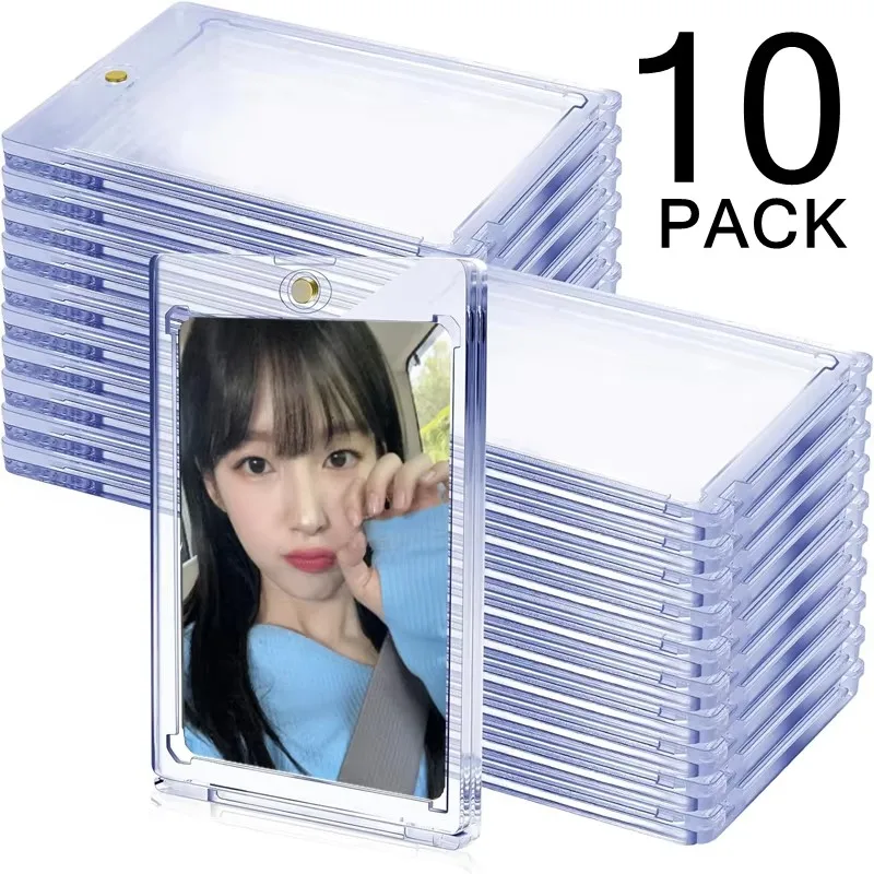 10/1Pcs 35Pt Hard Magnetic Card Holder for Kpop Idol Photo C