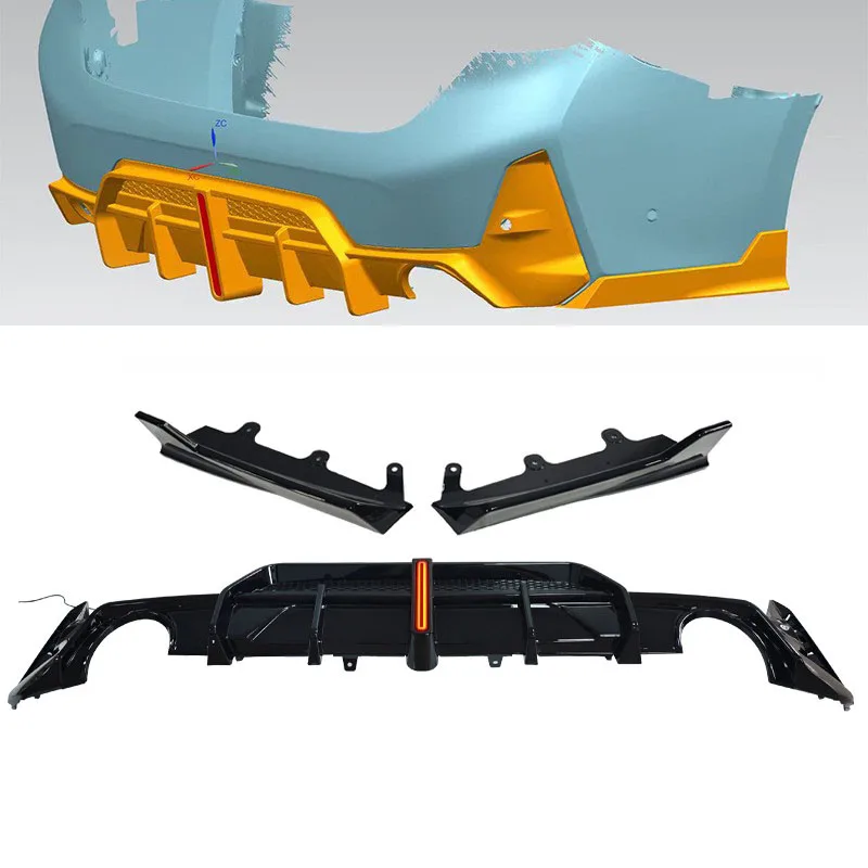 Rear Bump For 3 Series G20 2023-2026 Replacing And Installing Top-tier Pp Rear Bumper Lower Spoil Rear Bumper Lower Spoiler Lip