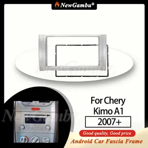 Newgambu-Car Fascia Frame to Chery Kimo A1 2007, Double Din Radio, Trace Panel, Garrison Console, Frame Adapter, 2 DIN 10 Main Sales Frame Panel Chery - №5