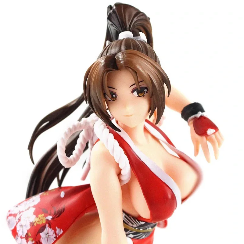 26cm anime o rei dos lutadores mai shiranui figura de ação fatal furia jogo personagem beleza modelo brinquedos dos desenhos animados ornamentos do quarto