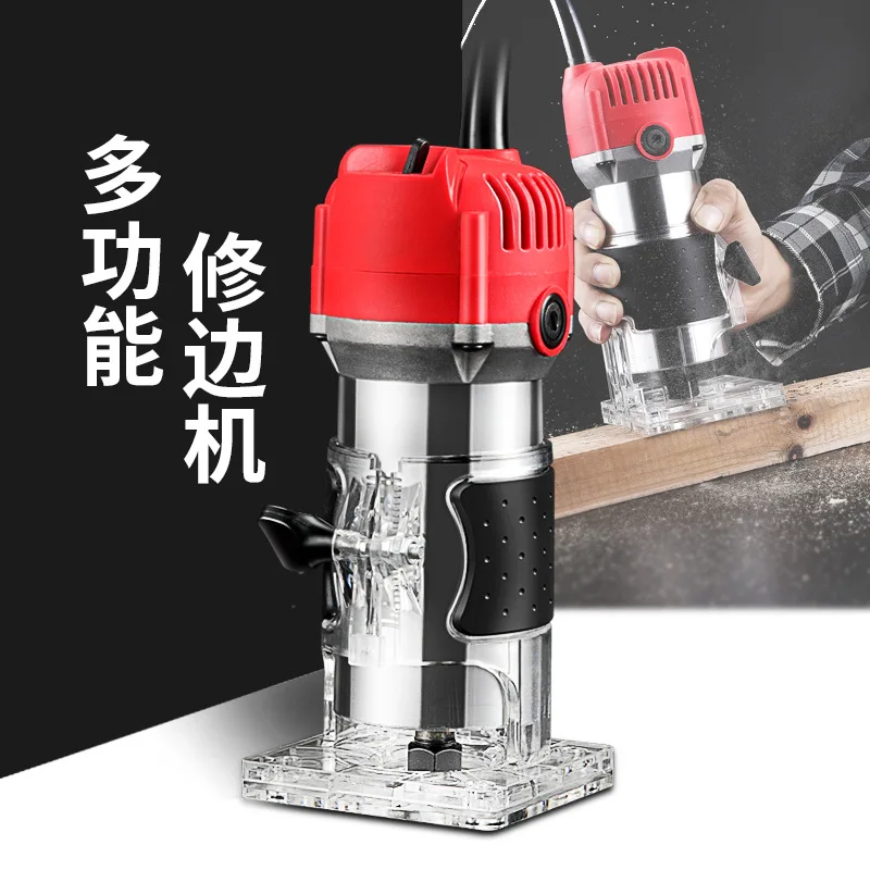 Woodworking Router Electric Trimmer Slotting Machine Engraving for Home Use Full Copper Motor