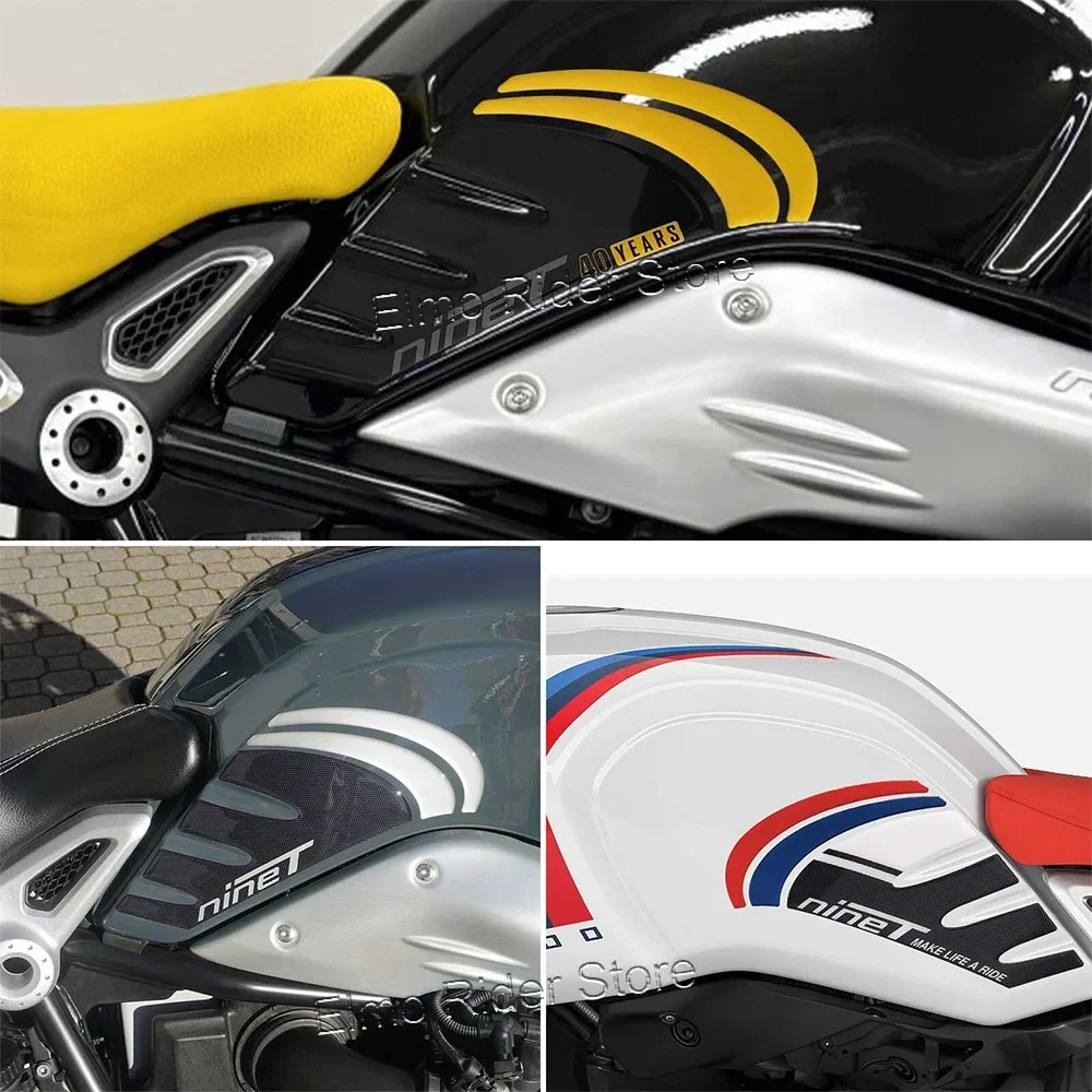 R NineT for BMW R NineT Motorcycle 3D Epoxy Resin Tank Pad Protection Sticker Kits