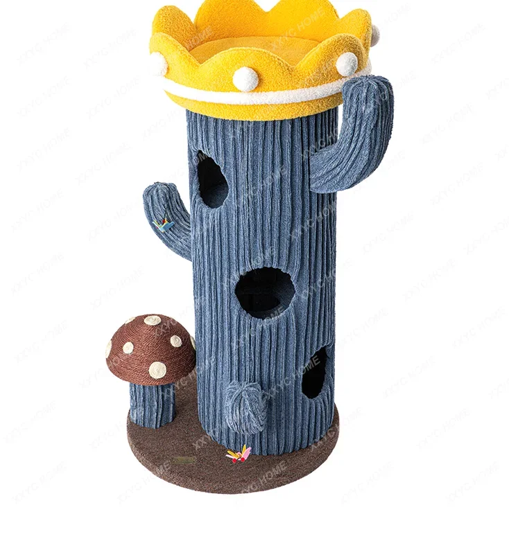 

Cactus Cat Climbing Frame Nest Tree Integrated Large Tree House Bucket