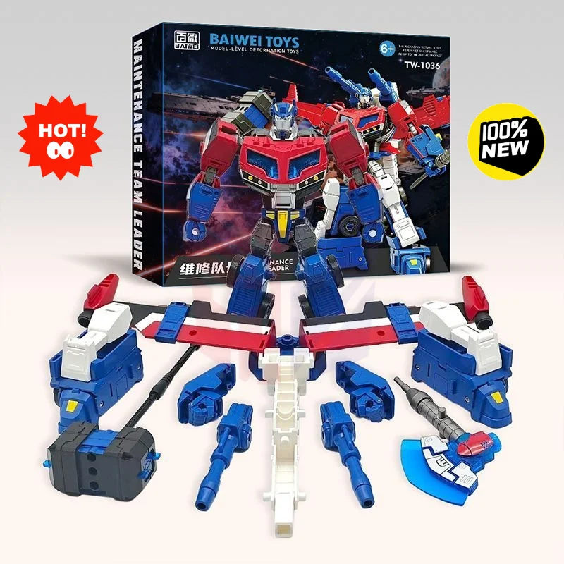 

New stock Transformers 08 animated version Optimus Prime movie anime character figurine model toy collection birthday gift G1