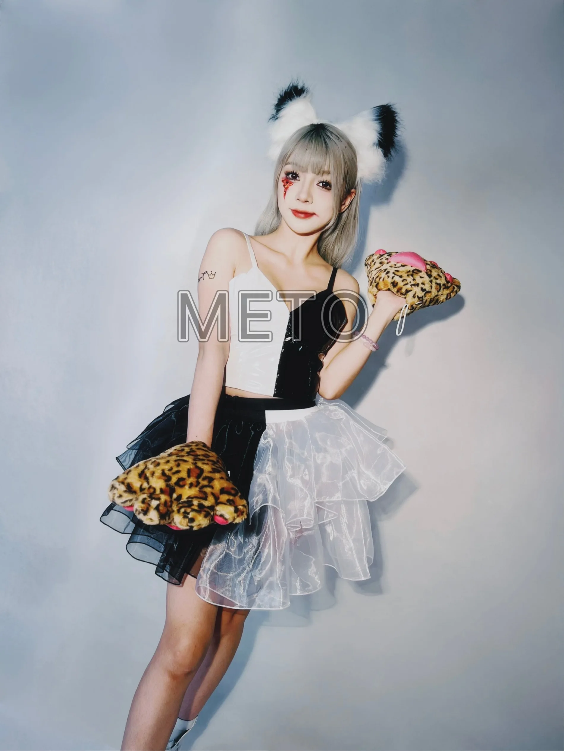 Черная одежда для косплея на Хэллоуин, комбинезон для рейва, костюм для бара, ночного клуба, танцевальная одежда, костюмы, женская белая одежда, боди для сценического шоу