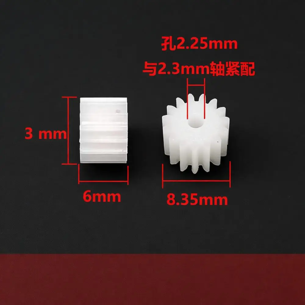 Small Transmission Pom Plastic Gears 7 To 18 Teeth Micro Motor Spindle Pinion Wheels Durable Wear Resistant Automotion Tool
