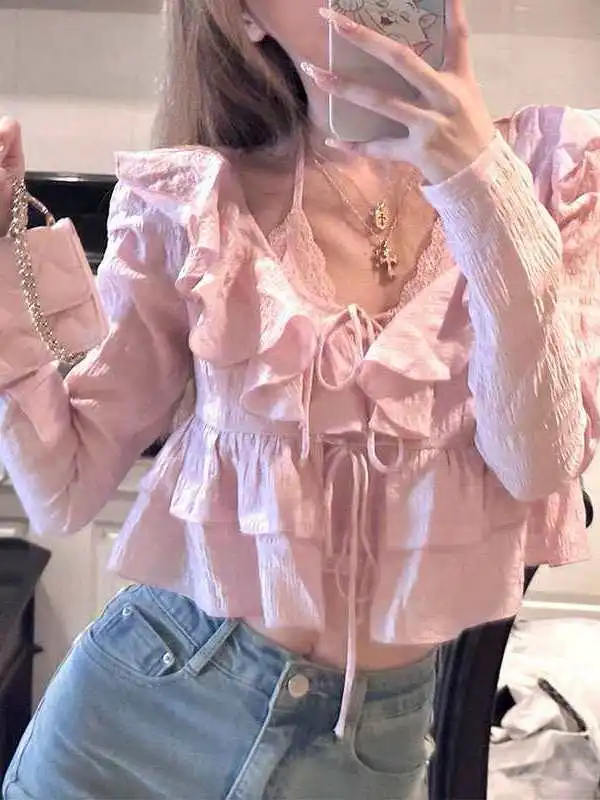 

Early Spring New Sle Pure Desire Spice Girl Design S Faion Set Chic Winter Outfit for Women Middle-Aged Tee-Piece Set