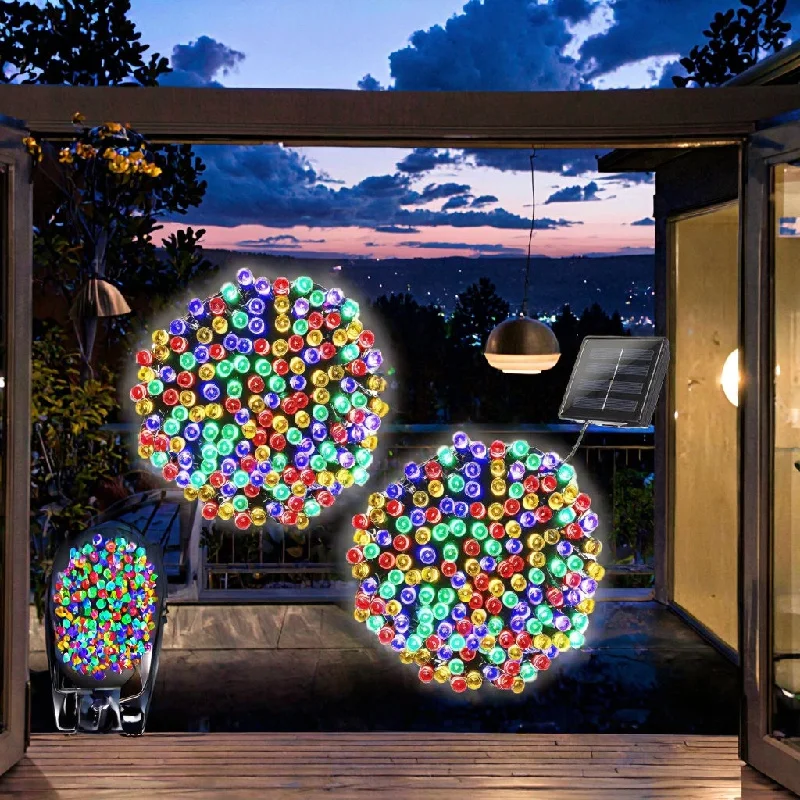 

Solar String Light Fairy Outdoor Garden Waterproof Lamp 2026 Christmas Garland Xmas Holiday Party Home Decoration