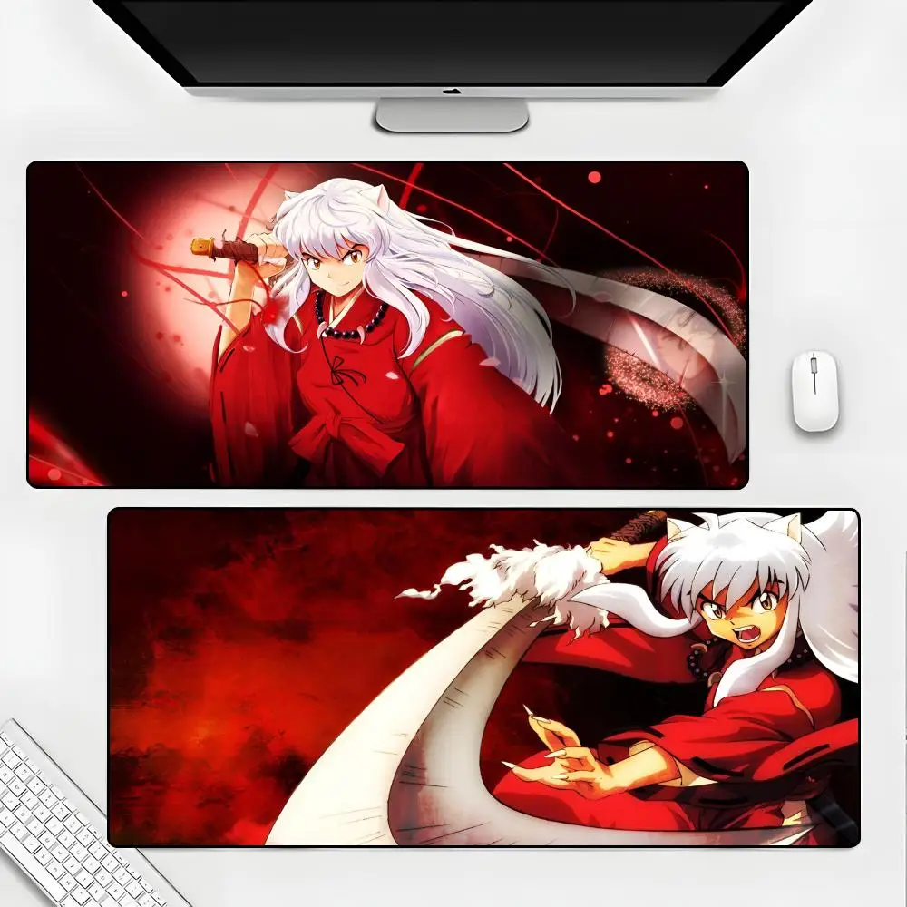 

Animation I-Inuyasha Mouse Pad Rubber Mat Laptop Xxl Mousepad Notebook Gamer Computer Table Gaming Accessories