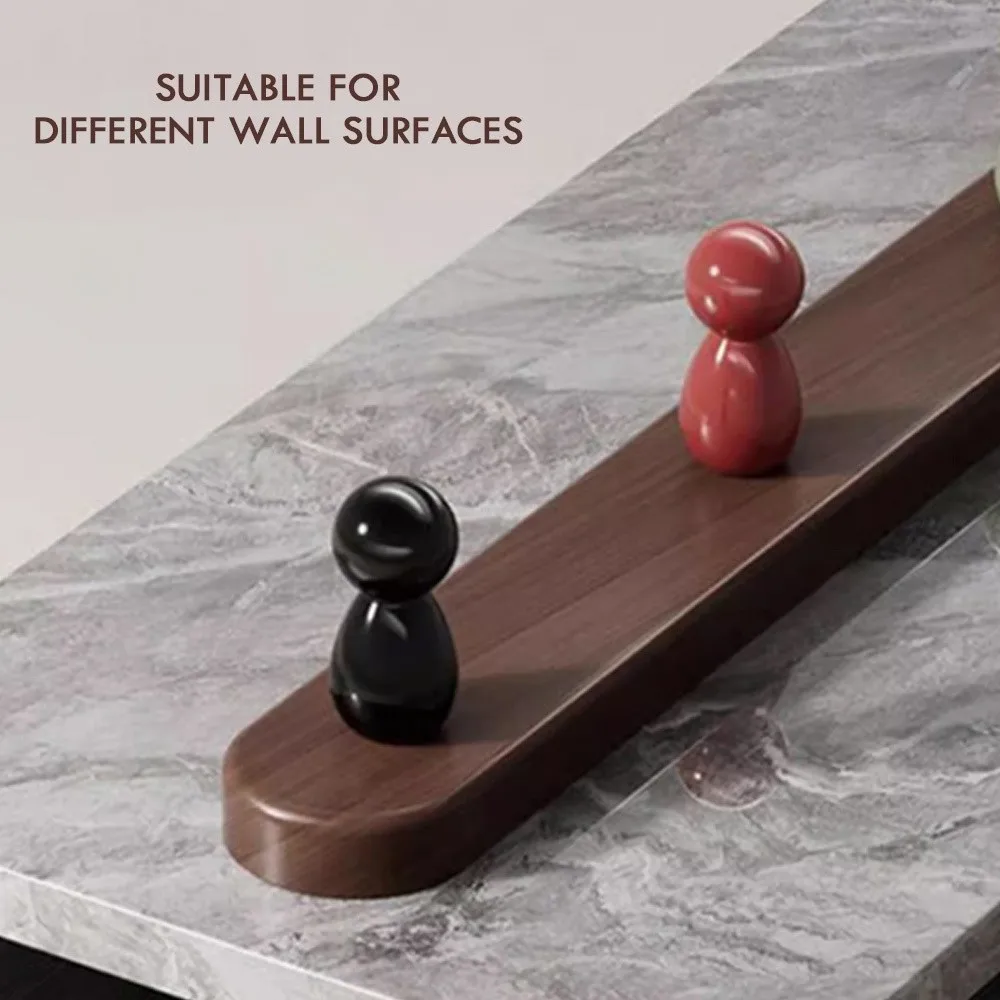 New Adhesive Towel Hook Strong Load-bearing Punch-free Clothes Holder Space-Saving Wall-mounted Key Holder Closet Storage