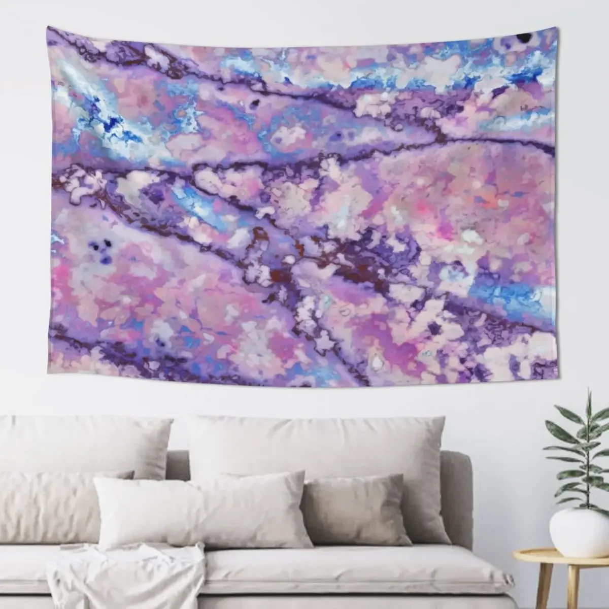 

Violet and pink marble Tapestry Room Decorator Decorations For Room Tapestry