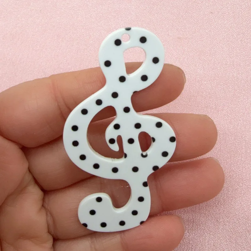 10pcs Star Note Acrylic Accessories DIY Hair Clip Headpiece Handmade Material Cream Glue Phone Case Wholesale image 2